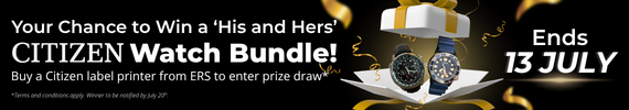 Buy a Citizen label printer to enter watch bundle prize draw